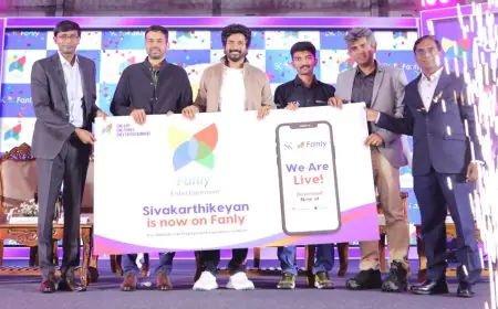 Fanly Entertainment Gets a Glittering Launch by Sivakarthikeyan & Other Celebrities