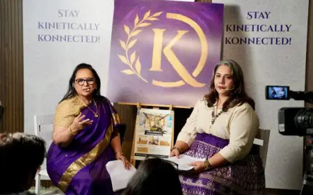 Kumudini Ved Launches Her Multilingual Poetry Book and Creative Platform K3 at 66