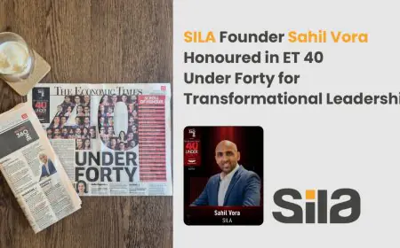 SILA Founder Sahil Vora Honoured in ET 40 Under Forty