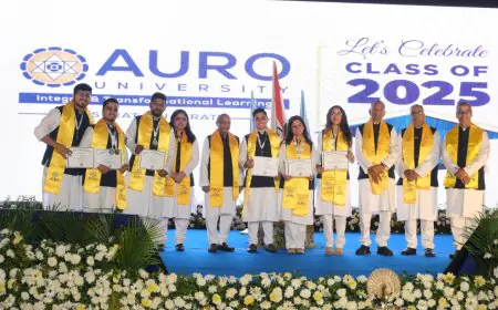 AURO University Proudly Hosts Its 13th Convocation Ceremony by Reinforcing a Vision for Value-Based Leadership