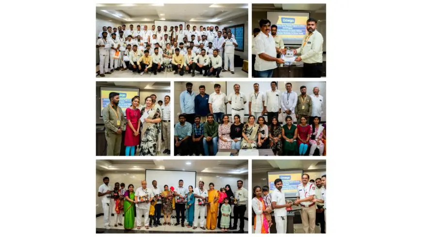 Omega Cabs Hosts Training Workshop for Drivers; Awards Scholarships to Drivers’ Children & Distributes Sewing Machines to Drivers’ Families