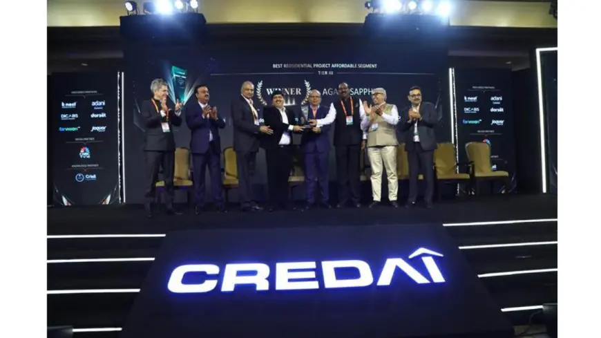 Agami Realty wins top honours for Agami Sapphire at CREDAI Real Estate Excellence Awards