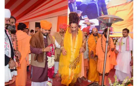 Ayodhya Witnesses the Successful Inauguration of Divine Historic Rashtra Katha under the Presence of Brij Bhushan Sharan Singh; Ram Katha Commences from 2 January at Prakshetra Nandini Niketan