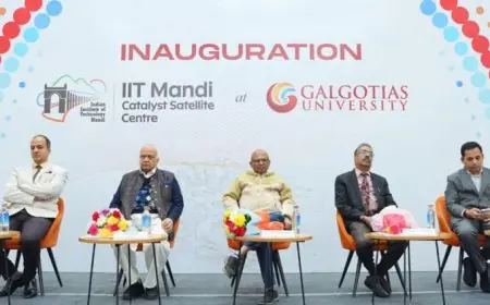 Galgotias University Inaugurates IIT Mandi Catalyst Satellite Centre, Signs MoUs to Strengthen India’s Startup Ecosystem