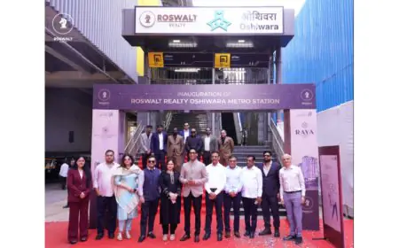 Next Stop: Roswalt Realty Oshiwara Mumbai Metro Station Gets a New Identity as Roswalt Realty Takes Naming Rights for a Year