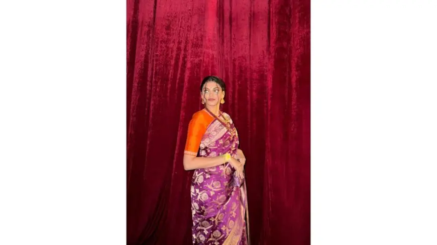 Sai Mulik walks for designer Shravan Kummar : a blend of tradition, fashion, and storytelling