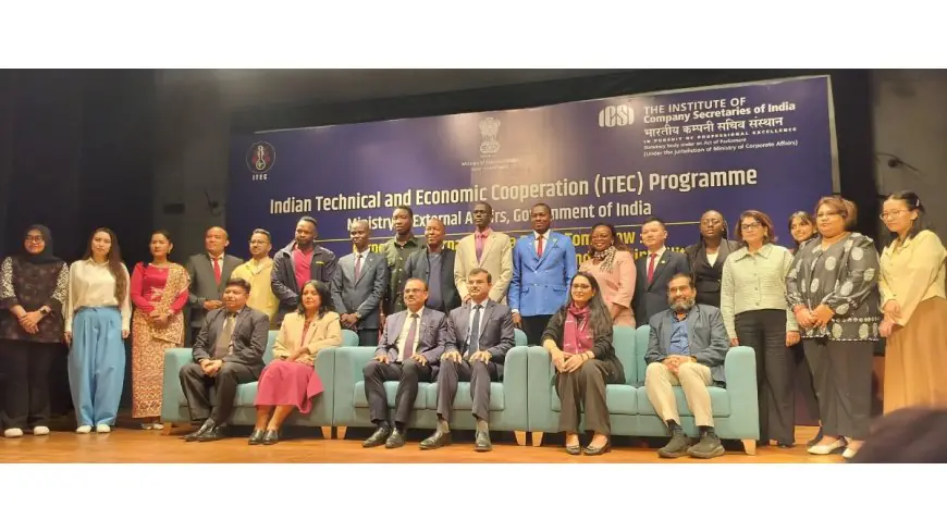 ICSI organizes Indian Technical and Economic Cooperation (ITEC) Programme under the aegis of the Ministry of External Affairs