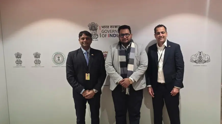 Gujarat’s youngest cybersecurity entrepreneur Dhruv Pandit represented India at WEF 2026 in Davos
