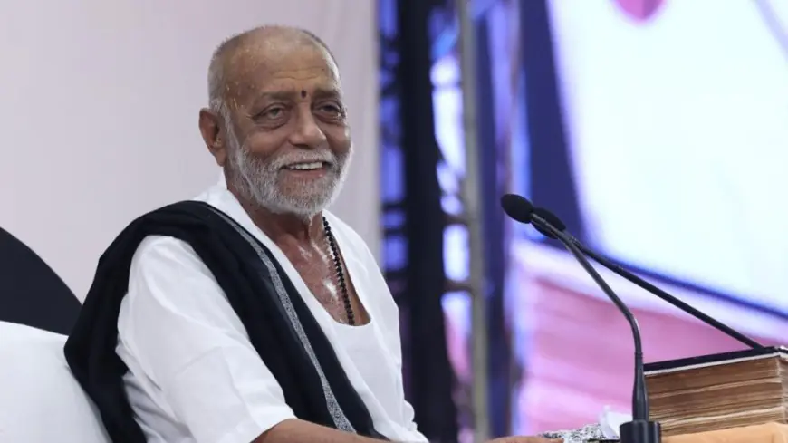 From the Vedas to Ram Charita Manas, Morari Bapu’s Message Resonates in Delhi