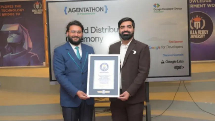 Hyderabad Shatters Global Records: Google Developer Groups Hyderabad Set New Milestone with World’s Largest Agentic AI Hackathon
