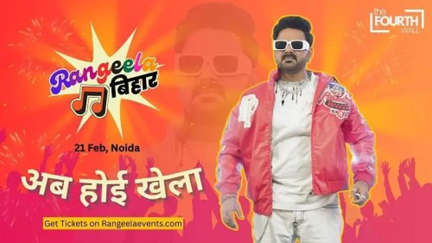 Pawan Singh to Headline ‘Rangeela Bihar’, a Large-Scale Bhojpuri Music and Culture IP, in Delhi-NCR