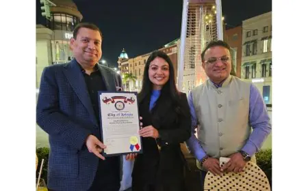 City of Artesia, California, Honours Cultural Activist Sundeep Bhutoria for Contributions to Indian Culture