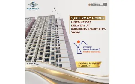 5868 PMAY units lined up for delivery at Suraksha Smart City, Vasai