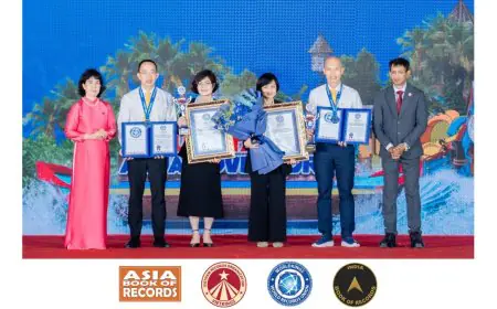 World Records Union Confers Two World Records to Sun Group of Vietnam for Its Newly Launched Aqua Adventure Park