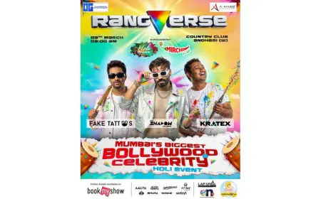 RANGVERSE 2026 Set to Redefine Holi Celebrations in Mumbai with DJ Shadow, Kratex, Fake Tattoos and Star DJs