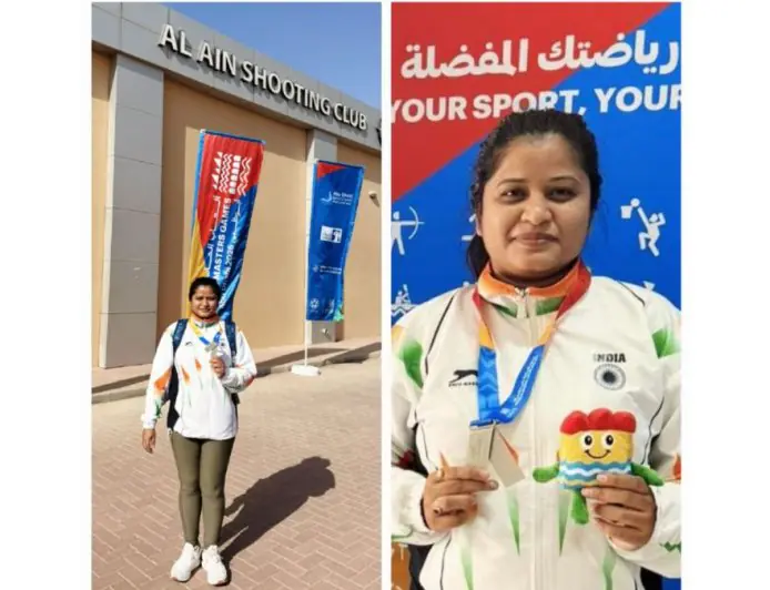 Shilpa Gorakhnath Chavan Makes Impressive Debut with Double Silver at Abu Dhabi Open Masters Games 2026