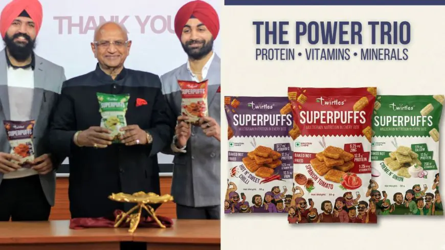 Twirtles launches Superpuffs, India’s first protein chips fortified with vitamins and minerals