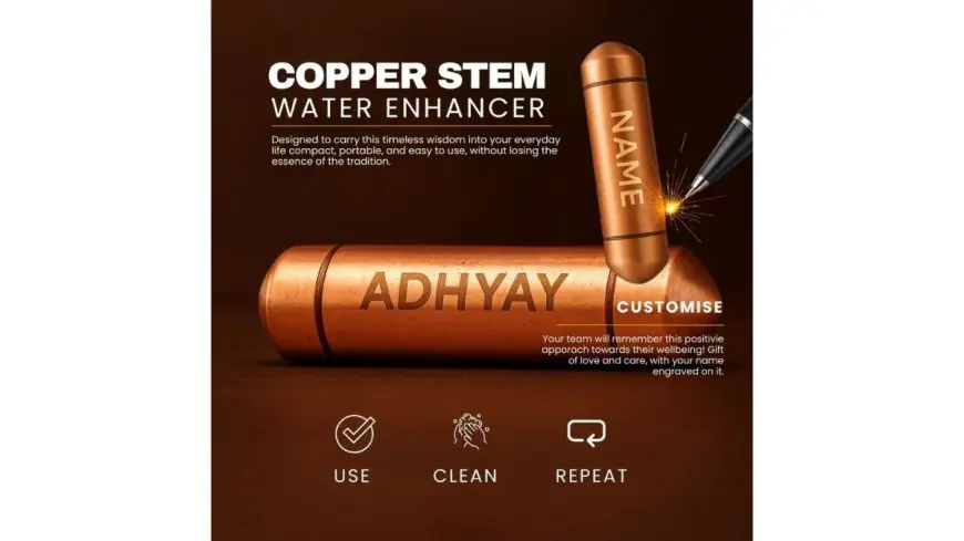 Now People Are Taking Their Hydration Seriously with This Copper Stem Combo