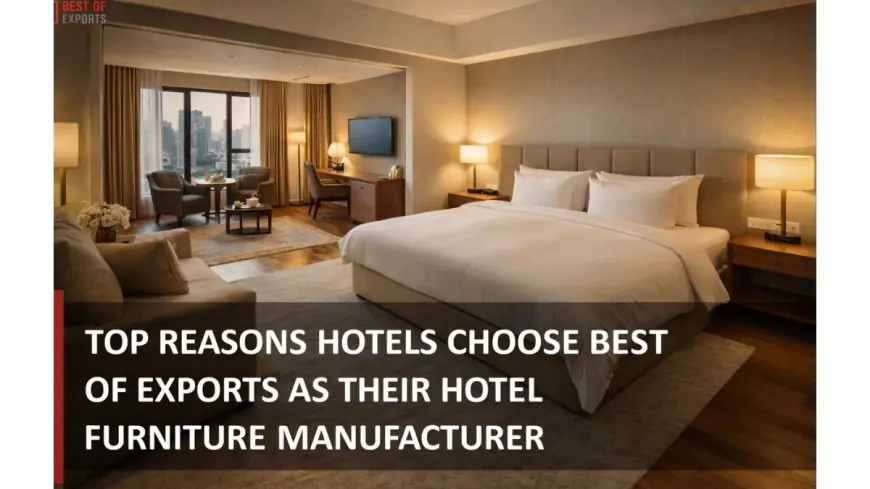 Top Reasons Hotels Choose Best of Exports as Their Hotel Furniture Manufacturer