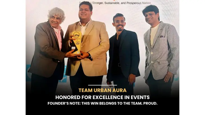 From Headliners to High-Impact Production: Urban Aura Bags Excellence Award in Corporate and College Events