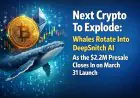 Next Crypto To Explode: Whales Rotate Into DeepSnitch AI As the USD 2.2M Presale Closes In on March 31 Launch, XRP and HYPE Nearing Breakouts