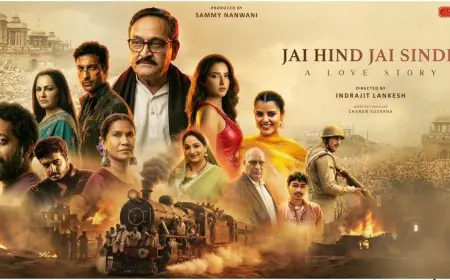 “JAI HIND JAI SIND. A Love story.” Brings Manjrekar, Jaya Prada and Zarina Together: Motion Poster Out Now