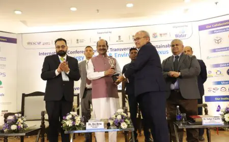Gujarat Urban Development Mission Honoured with Best Community Impact Project Award at Water Transversality Global Awards and Conclave 2026