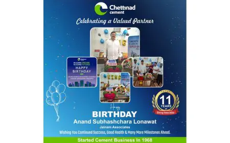 Celebrating a Legacy of Trust: Chettinad Cement Honors Valued Dealer on His Birthday