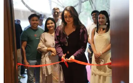 Actor Shruti Marathe Unveils Show Flat at Codename Tree Clouds at SP Kingstown, Pune