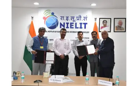 NIELIT and Shri Khushal Das University Sign MoU to Boost Skill Development: AI, Cyber Security and Data Science to Reach Rajasthan