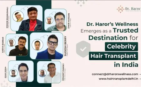 Dr. Haror’s Wellness Emerges as a Trusted Destination for Celebrity Hair Transplant in India