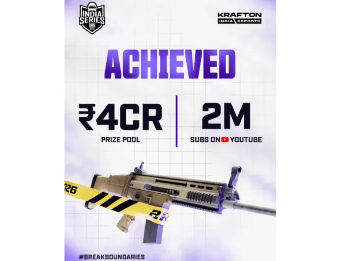 KRAFTON India Announces INR 4 Crore Prize Pool for BGIS 2026 Grand Finals in Chennai