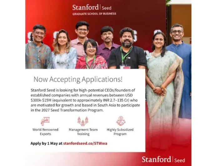 Last Call: Applications for Stanford Seed Transformation Program in South Asia Close Soon