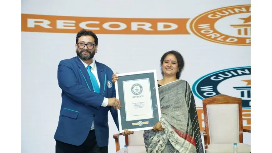 Milestone created in the field of Ayurveda, Dr. Mukesh Sharda, honored by Guinness World Records, Making India Proud