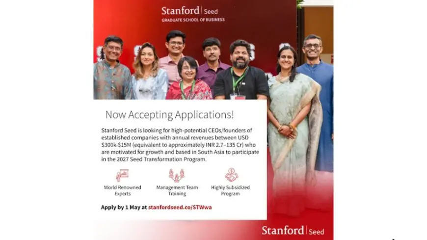 Last Call: Applications for Stanford Seed Transformation Program in South Asia Close Soon