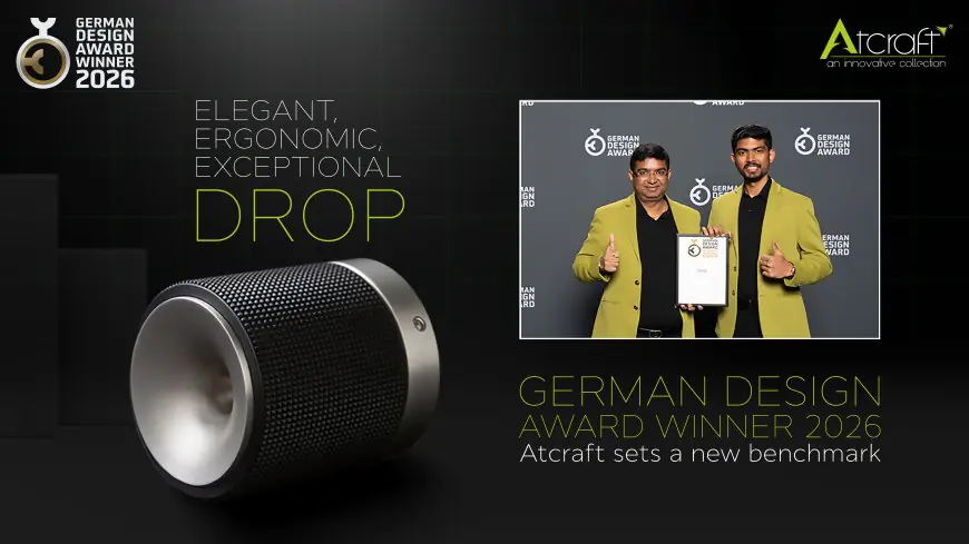 Premium Door Handle Design That Made History: Atcraft Wins German Design Award 2026