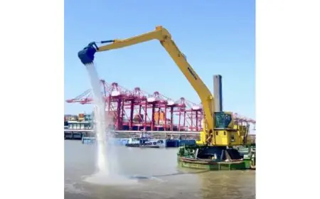 Knowledge Marine and Engineering Works Limited Commissions India’s Largest and Deepest Indian-Flag Self-Propelled Backhoe Dredger “River Pearl 47” at JNPA