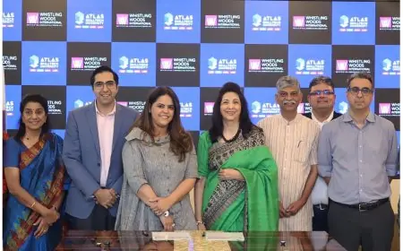 ATLAS SkillTech University and Whistling Woods International Launch Media & Entertainment Summer School for Classes 8 to 12