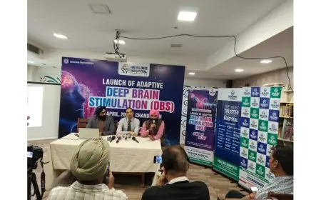 Healing Hospital Chandigarh Introduces Adaptive DBS for Parkinson’s Disease