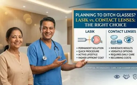 Planning to Ditch Glasses? ASG Eye Hospital’s Experts Explain Whether LASIK or Contact Lenses Are the Right Choice