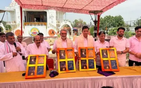Nigamananda Asan Mandir Prana Pratistha and Dhwajarohana held in New Delhi on Akshaya Tritiya