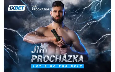 UFC Light Heavyweight Champion Jiří Procházka Is The New 1xbet Ambassador