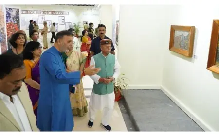 Shri Shiv Pratap Shukla – Hon Governor of Telangana Inaugurates Rumale Chennabasaviah’s Retrospective at Salar Jung Museum Hyderabad