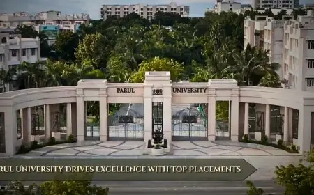 Students from Parul University Secure TCS Placements with Outstanding Packages Ranging from Rs 3.46LPA to Rs 9LPA