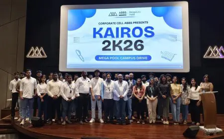 Acharya Bangalore B-School Hosts KAIROS 2026 Mega Pool Drive, Connecting 500+ Candidates with 33 Leading Recruiters