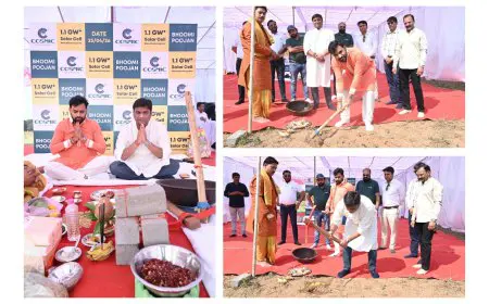 Cosmic PV Power Limited Perform Bhumi Poojan ceremony for 1.1 GW Solar Cell Manufacturing Unit at Narmada Puram, Madhya Pradesh