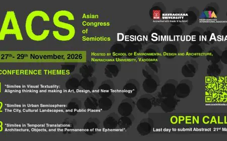 ACS 2026 – Asian Congress of Semiotics at Navrachana University, Vadodara
