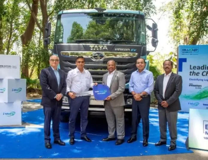 BillionE Mobility Receives India’s Largest EV Truck Delivery from Tata Motors and Expands Fleet to Accelerate EV Freight Transition