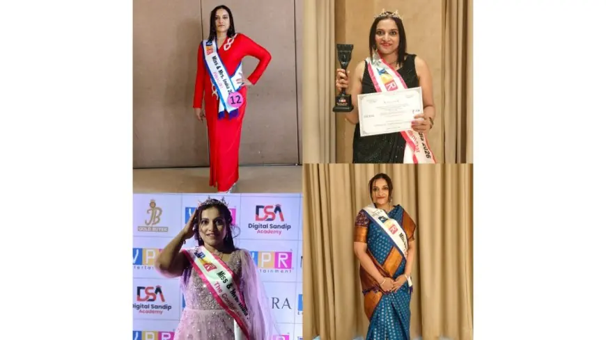 Meghana Santhosh Rao Crowned ‘Miss Confident Star’ at VPR Miss and Mrs India, Inspires Women to Follow Their Dreams