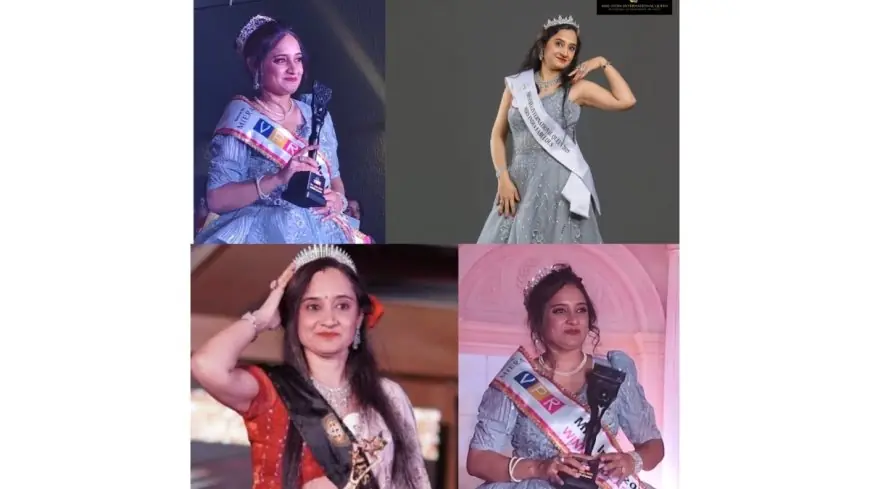 Mrs. Ashu Verma Chaubey Crowned Winner at VPR Mrs. India 2026, Inspires Women Through Words and Resilience